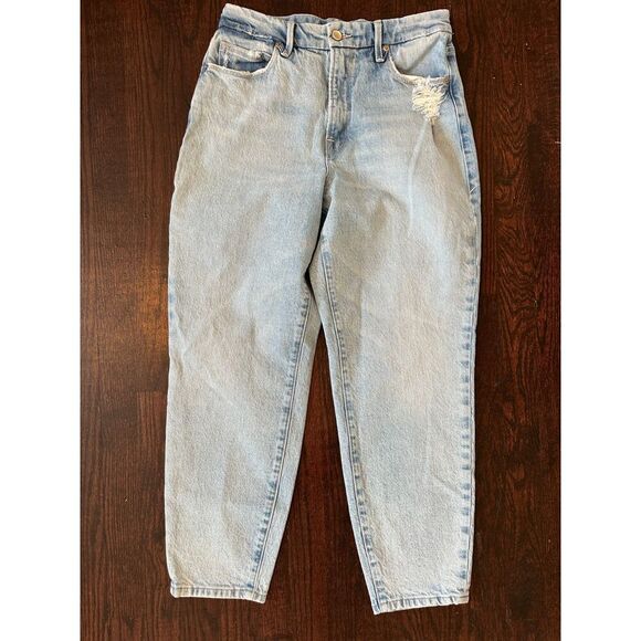 Good American Good Mom Jean Light Wash Size 2 - Picture 1 of 12